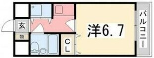 手柄駅 徒歩5分 1階の物件間取画像